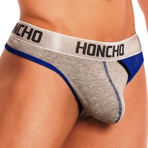 NWT Men's Gray/blue Thong Underwear S or M - Picture 1 of 3