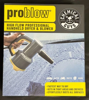 Secador e soprador portátil profissional Chemical Guys ProBlow alto fluxo novo - Imagem 1 de 2