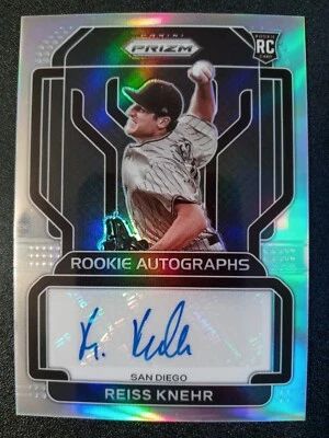 2022 Panini Prizm Auto Rookie Autographs Reiss Knehr Prizm RC # RA-RK San Diego - Image 1 of 2