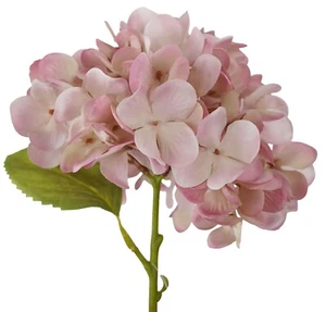 6Pcs Artificial Pink Color Hydrangea Flowers 35CM Stem Wedding & Party Decor - Picture 1 of 4