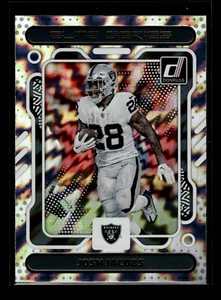 2023 Panini Donruss Elite Series #ES-1 Josh Jacobs (NM+)(FTB) - Picture 1 of 2