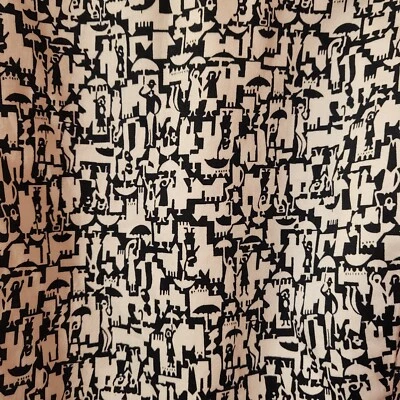 Платье с принтом Liz Claiborne People & Umbrellas Novelty 8 черно-белое - Изображение 1 из 4