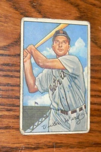 VIC WERTZ SIGNED AUTOGRAPHED 1952 BOWMAN CARD # 39 DETROIT TIGERS - Picture 1 of 1