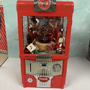 1997 Enesco Coca Cola Grabbin' Ice Cold Refreshment Action Musical RARE New - Picture 1 of 16