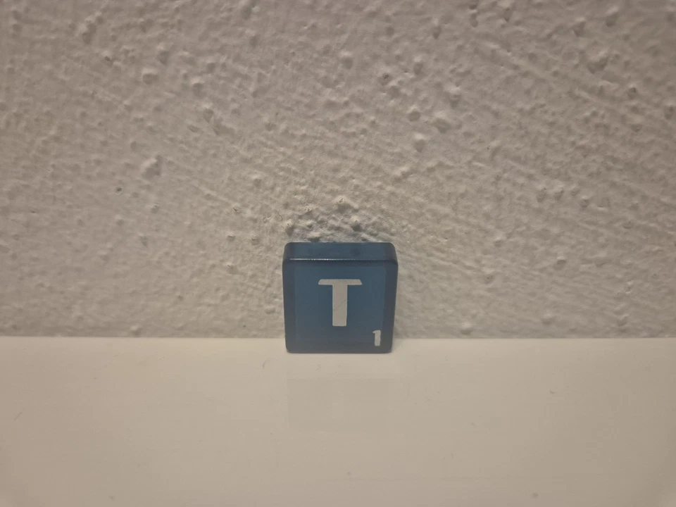 Scrabble Jubiläumsausgabe 60 Jahre Ersatzteile: Buchstabenstein T - Bild 1 von 1