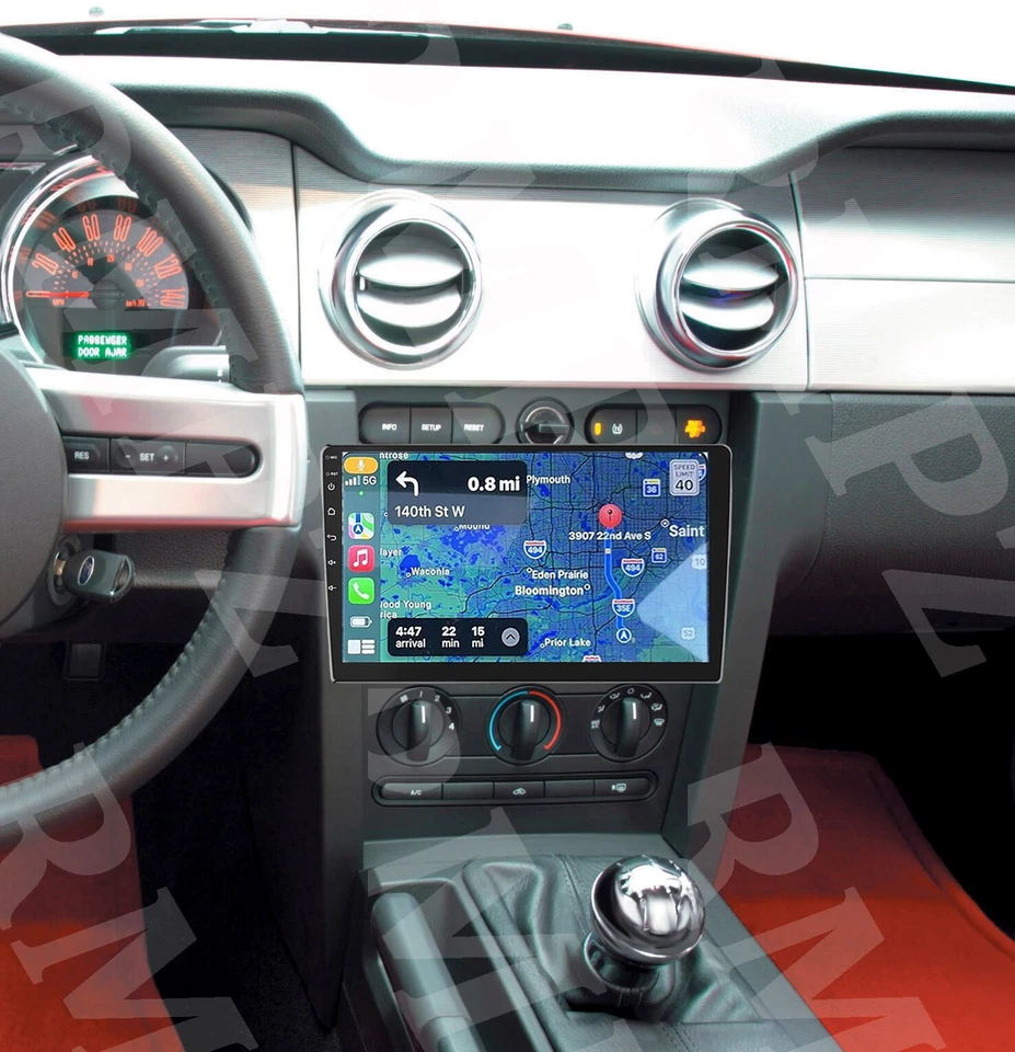 2+32G Carplay For 2005-2009 Ford Mustang Car Stereo Radio GPS WIFI Android 13 - Image 1 of 4