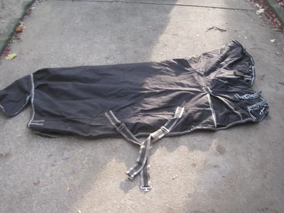 Schneiders Storm Shield Blanket Sz 64 Black Midweight 220g Leg straps - Image 1 of 4