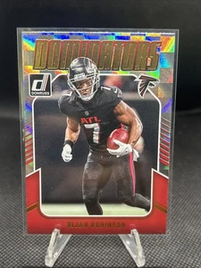 BIJAN ROBINSON 2024 Donruss 🏈 DOMINATORS Holo Foil INSERT #14 FALCONS - Picture 1 of 2