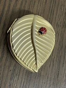 Vintage Estee Lauder Ladybug Gold Lucidity Powder Compact Transparent - 11 Neu - Bild 1 von 9