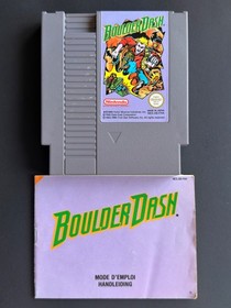 Jeux Nintendo NES - Boulder Dash - Cartouche + Notice - PAL FRA