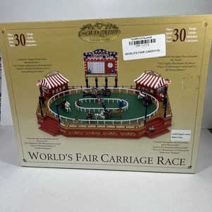 World's Fair Carriage Race Ride Mr. Christmas Gold Label Plays Tunes - Picture 1 of 14