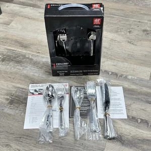 ZWILLING Bellamar 18-pc 18/10 Stainless Steel Flatware Set - New - Read - Picture 1 of 4