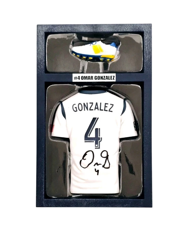 LA GALAXY  MINI LOCKER SERIES OMAR GONZALEZ  FUTBOL SOCCER signed edition - Image 1 of 4