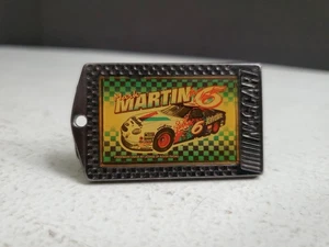 Vintage NASCAR Mark Martin #6 Roush Racing Metal Keychain Fob No Ring WinCraft - Picture 1 of 5