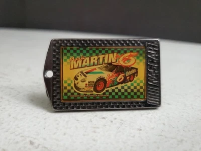 Vintage NASCAR Mark Martin #6 Roush Racing Metal Keychain Fob No Ring WinCraft - Image 1 of 4