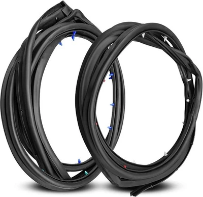 Par de porta traseira LH&RH para Nissan SENTRA 2013-2019 silêncio tira intempéries EUA - Imagem 1 de 4