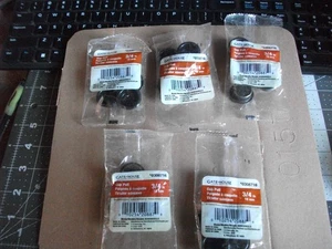 Torhaus Flügel Tasse Ziehen #0308716 Neu aus altem Lagerbestand 5 Pakete schwarz - 4 jede Packung 3/4" - Bild 1 von 6