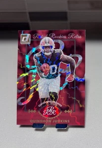 2025 Donruss Rated Rookies Retro Quinton Judkins RC Cleveland Browns - Picture 1 of 2