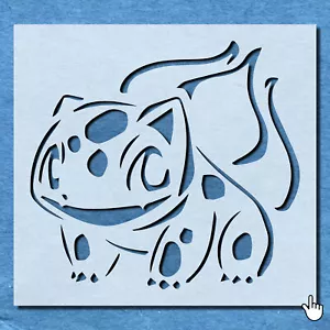 SCHABLONE BULBASAUR POKEMON MYLAR MALEREI WANDBILD BASTELN AIRBRUSH - Bild 1 von 36