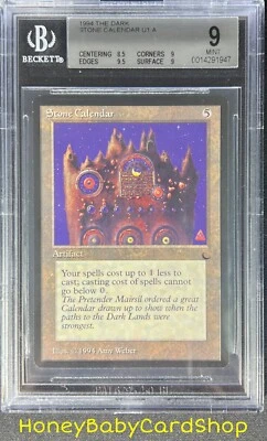 MTG The Dark 1994 Stone Calendar BGS 9.0 MINT Old School 93/94 - Image 1 of 4