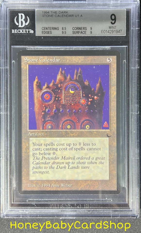 MTG The Dark 1994 Stone Calendar BGS 9.0 MINT Old School 93/94 - Image 1 of 4