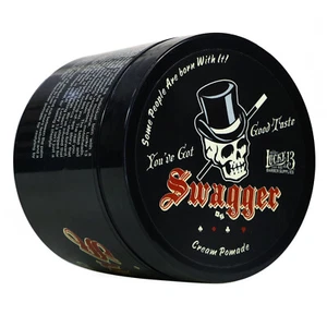 Authentic LUCKY 13 Swagger Cream Pomade 4oz Light Hold Medium Shine NEW
