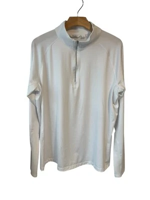 Lady Hagen Jacket Womens XL White Pull Over Quarter Zip UV Long Sleeve  Golf NEW - Image 1 of 4