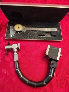 Starrett Tools - Magnetfuß mit Pfostenmontage und Nr. 120 Messschieber 6" - Bild 1 von 21