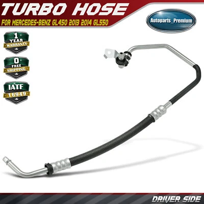 Left Side Turbocharger Coolant Line for Mercedes-Benz W166 GL450 2013 2014 GL550 - Image 1 of 4