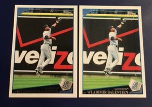 2009 Topps #432 WLADIMIR BALENTIEN Rookie Lot 2 Seattle Mariners VERIZON AD Look - Picture 1 of 1