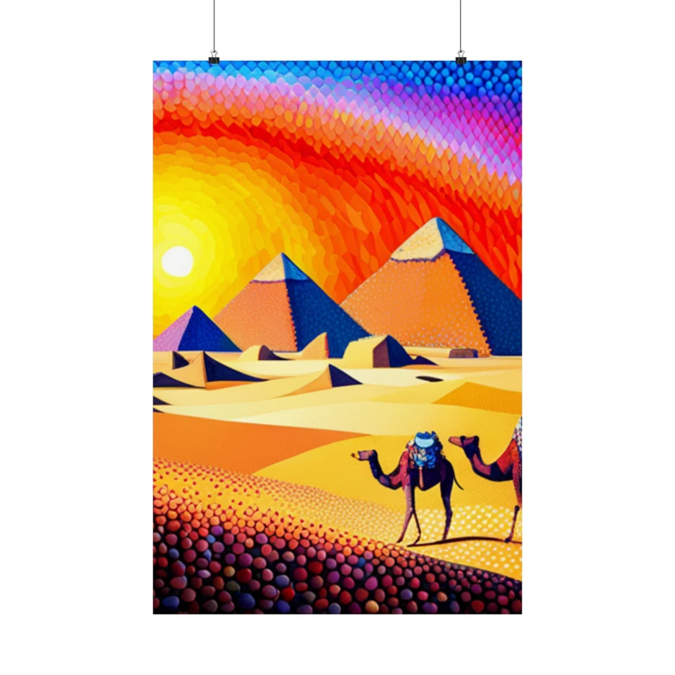 Pósters verticales piramidales mate Foto 1 de 1