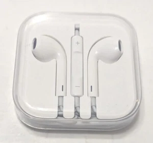 Genuine OEM Apple iPhone Wired Earphones Earbuds 3.5mm Jack Original Mic and Vol - Picture 1 of 3