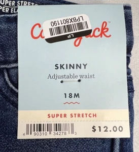 Toddler Girls Cat & Jack Heart Knee Skinny Blue Jeans (Sizes: 18 Months, 2T, 4T) - Picture 1 of 6