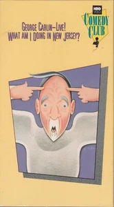 "GEORGE CARLIN: LIVE-WHAT AM I DOING IN NEW JERSEY" VHS TAPE 1988 - Imagen 1 de 2
