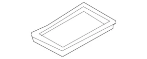 Genuine Volkswagen Filter Frame 1J0-819-648-A - Picture 1 of 2