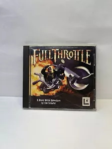 Full Throttle Cd-Rom (CD, 1994) PC Computer Game Lucas Arts - Good - Picture 1 of 4