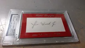 2010 IN MEMORY OF JOE WOOD Autograph PSA/DNA - Picture 1 of 3
