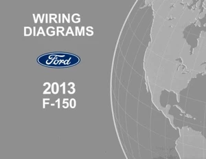 2013 Ford F-150 Truck Wiring Diagrams Schematics Drawings Color Codes Factory - Picture 1 of 1