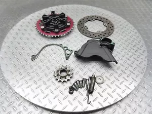 Honda CBR1000 RR 2007 06-07 piñón delantero trasero cubierta buje freno rotor lote - Imagen 1 de 12