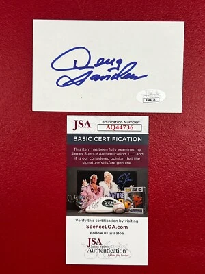 Doug Sanders Signed 3x5 Index Card w/ JSA American Professional Golfer! - Image 1 of 4