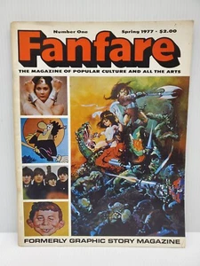 Fanfare Magazine #1 1977 Lynda Carter Wonder Woman Bakshi Wizards - Al Feldstein - Imagen 1 de 6