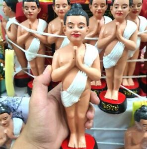 I AI Kai Magic Boy Lucky Gambling Wat JD Wealth Thai Buddha Victory Top Amulet 