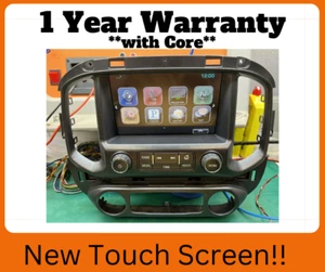 GM 23409521 NEW Touch Screen Installed Radio with Bezel OEM Factory Refurbished - Picture 1 of 8