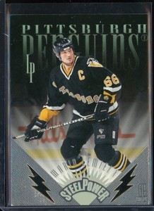 1996-97 Leaf Preferred Steel Power #2 Mario Lemieux 0062/2500
