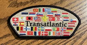 Boy Scout Transatlantic Council Rolled Edge Flag Csp - Picture 1 of 1