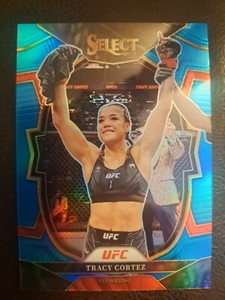 2023 Panini Select UFC Concourse Light Blue Prizm 026/249 Tracy Cortez #93