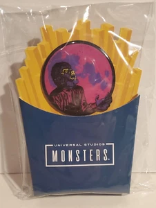 UNIVERSAL STUDIOS MONSTERS CULTUREFLY FREAKIE MAHLZEITEN POMMES WOLFMAN EPOXID ANSTECKNADEL - Bild 1 von 3