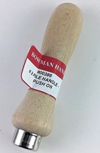 (2) Holzfeilengriff 4,25 '' lang passt 6-8 '' Feilen, 7/32 '' Bohrung 2 Zoll tiefe - Bild 1 von 4