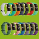 Hochwertiges Kunststoff / Silikon Uhr Armband für Fitbit Charge 3 und 4 Zubehör