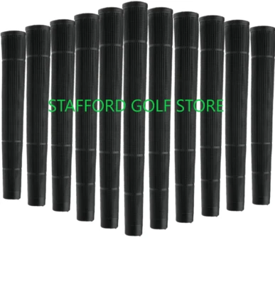 Tacki-Mac Arthritic Swing Golf Grips Set 3/32" oversize Black Core .600" Round